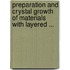 Preparation and Crystal Growth of Materials with Layered ...
