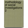 Methodology of social investigations 2 by Nowak