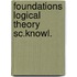 Foundations logical theory sc.knowl.