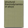 Structural thermodynamics of alloys door Manenc