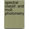 Spectral classif. and mult. photometry door Onbekend