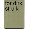 For dirk struik by J.M. Cohen