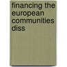 Financing the european communities diss by Druker