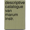 Descriptive catalogue van marum instr. door Tuner