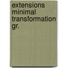 Extensions minimal transformation gr. by Bronstein