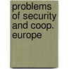 Problems of security and coop. europe door Acimovic