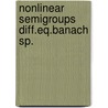 Nonlinear semigroups diff.eq.banach sp. by Barbu