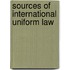 Sources of international uniform law