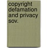 Copyright defamation and privacy sov. door Levitsky