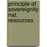 Principle of sovereignity nat. resources door Elian
