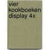 Vier kookboeken display 4x door Onbekend
