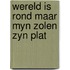 Wereld is rond maar myn zolen zyn plat