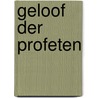 Geloof der profeten door Buber