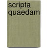 Scripta quaedam door Cyprianus