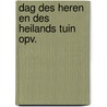 Dag des heren en des heilands tuin opv. door Nyhoff