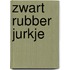 Zwart rubber jurkje