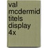 Val McDermid titels display 4x