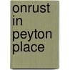 Onrust in peyton place door Fuller