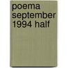 Poema september 1994 half door Onbekend