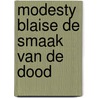Modesty blaise de smaak van de dood door Odonnell