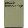 Puzzel leesplankje by Joke Hoogeveen