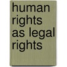 Human rights as legal rights door Drost