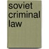 Soviet criminal law