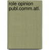 Role opinion publ.comm.atl. door Sternberg Montaldi