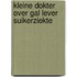 Kleine dokter over gal lever suikerziekte
