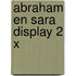 Abraham en Sara display 2 x