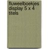 Fluweelboekjes display 5 x 4 titels by Unknown
