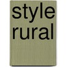 Style rural door P. Swimberghe