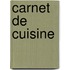 Carnet de cuisine