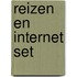 Reizen en internet set