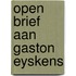 Open brief aan gaston eyskens