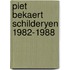 Piet bekaert schilderyen 1982-1988