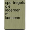 Sportregels die iedereen m. kennenn by Theodor Menzel
