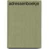 Adressenboekje door Zelm