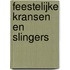 Feestelijke kransen en slingers