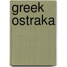 Greek ostraka by Bagnall