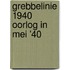 Grebbelinie 1940 oorlog in mei '40