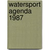 Watersport agenda 1987 door Onbekend