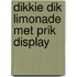 Dikkie Dik Limonade met prik display