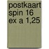 Postkaart spin 16 ex a 1,25