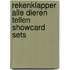 Rekenklapper alle dieren tellen showcard sets