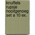 Knuffels rupsje nooitgenoeg set a 10 ex.