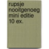 Rupsje nooitgenoeg mini editie 10 ex. door Carle