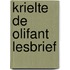 Krielte de olifant lesbrief