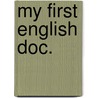 My first english doc. door Capelle