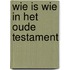 Wie is wie in het Oude Testament